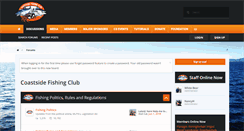 Desktop Screenshot of forums.coastsidefishingclub.com